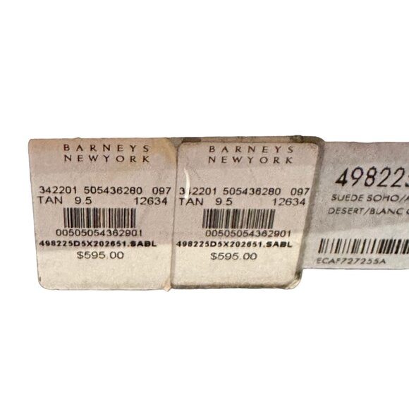 Saint Laurent Authenticated Suede Sneakers, Tan, Size 39.5 EU, 9.5 US - Picture 14 of 14